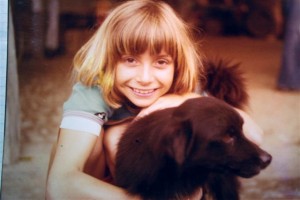 A 5 anni, abbracciata all'inseparabile Fifino